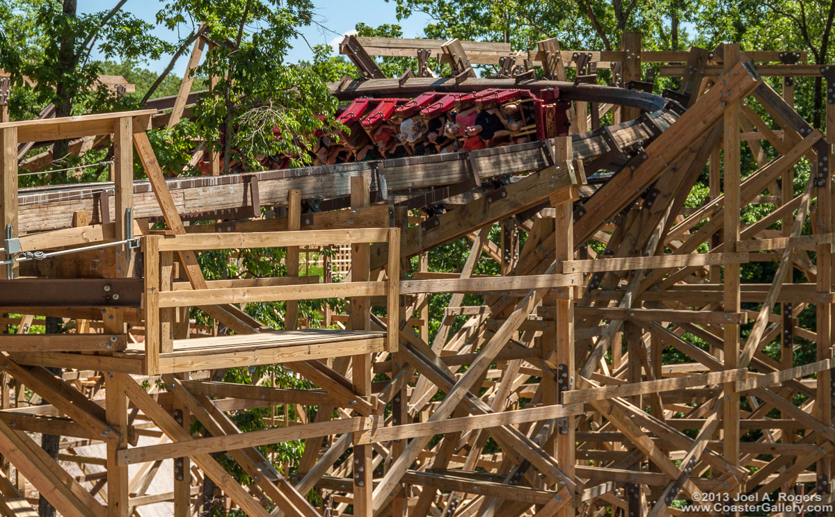 Outlaw Run roller coaster at Branson, Missouri