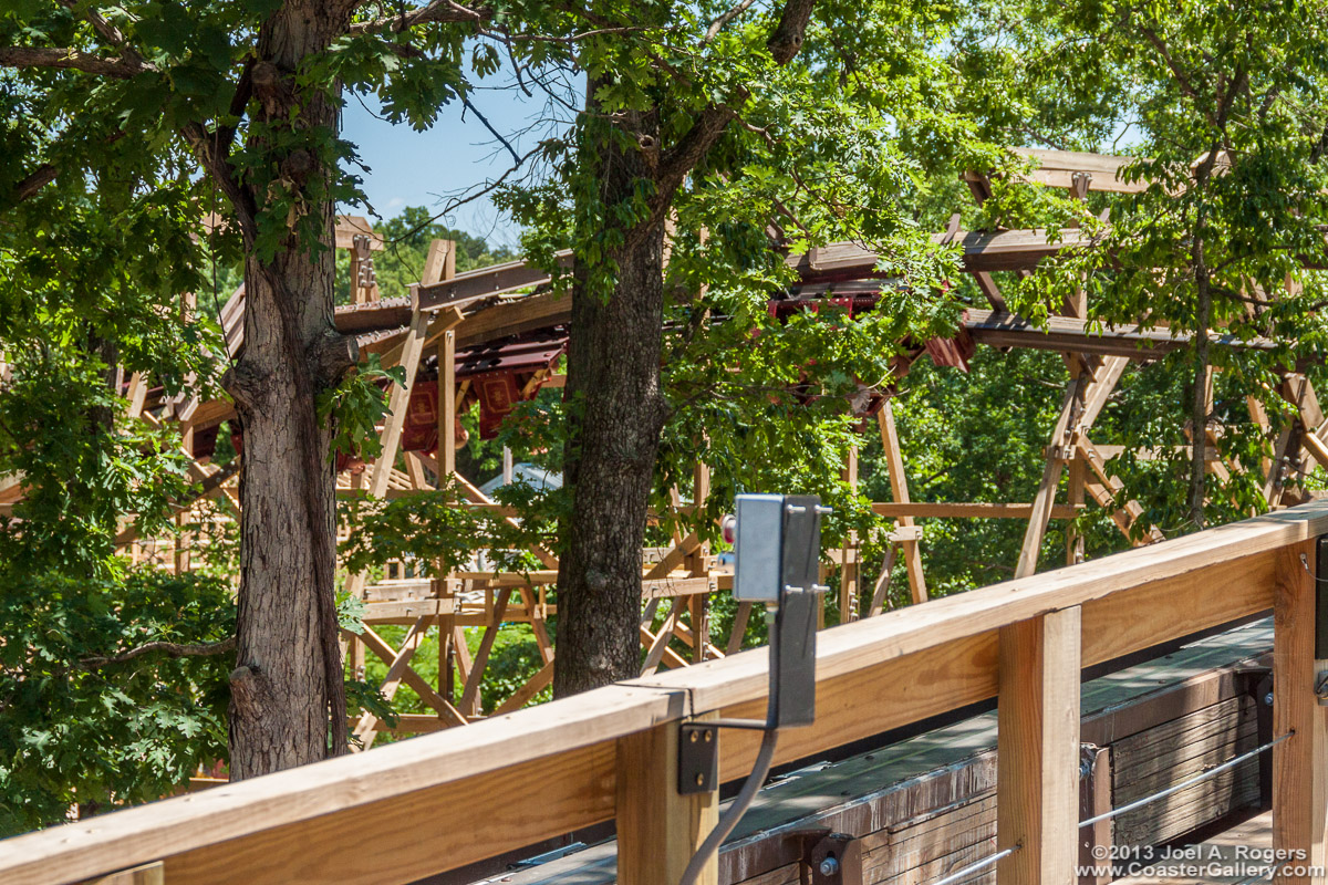 The newest roller coaster at Silver Dollar City