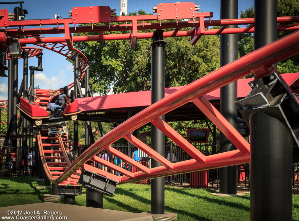 Big Spin roller coaster at Six Flags