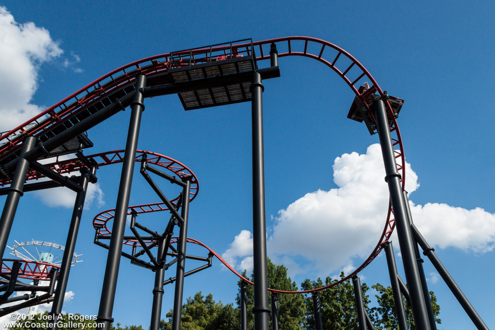 Big Spin roller coaster at Six Flags