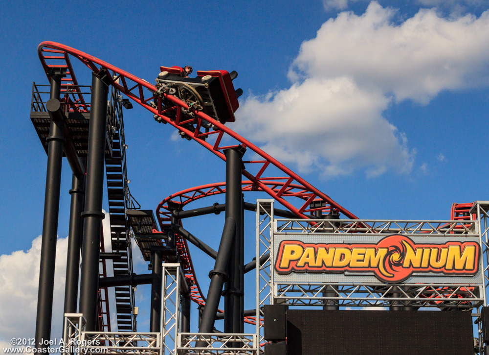 Big Spin roller coaster at Six Flags