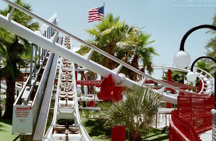 Patriot roller coaster lift hill