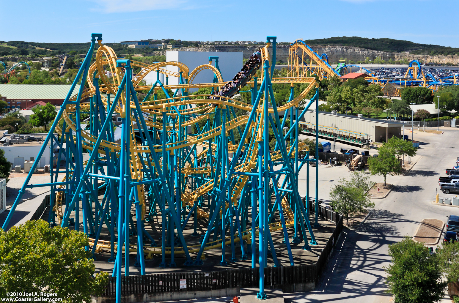 Stock image of the Poltergeist coaster built by Premier Rides