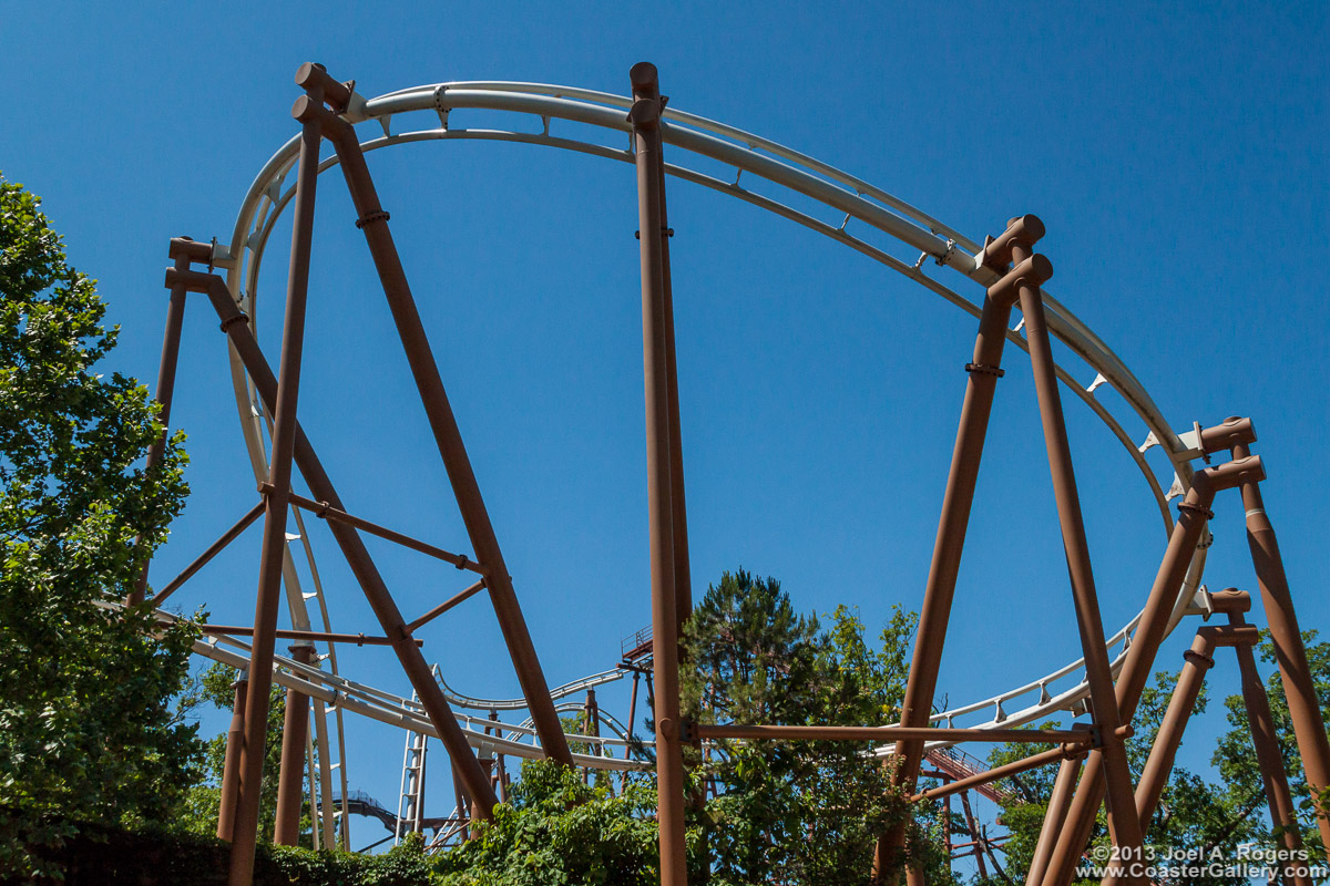 Powder Keg coaster built by S&S of Utah