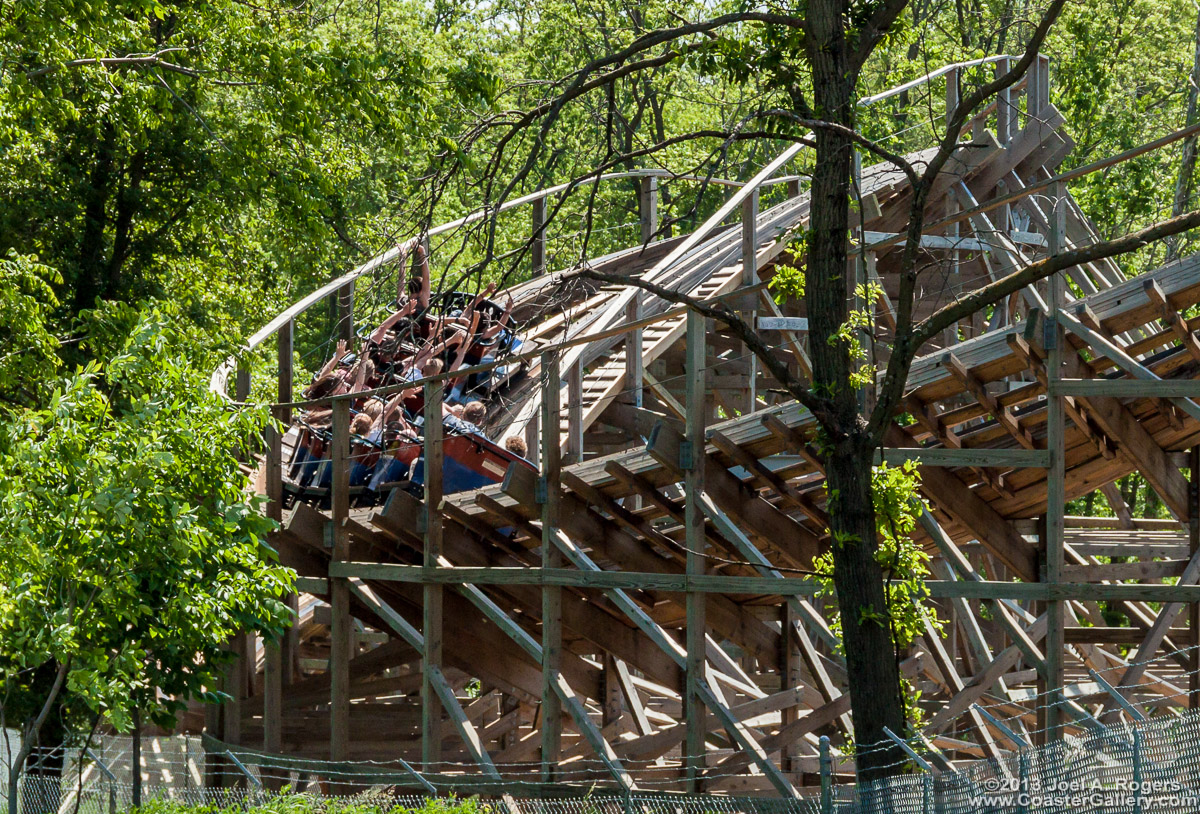 Prowler Roller Coaster built by Great Coasters International