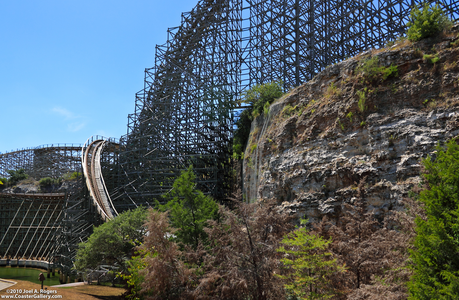 Rattler roller coaster at Six Flags Fiesta Texas