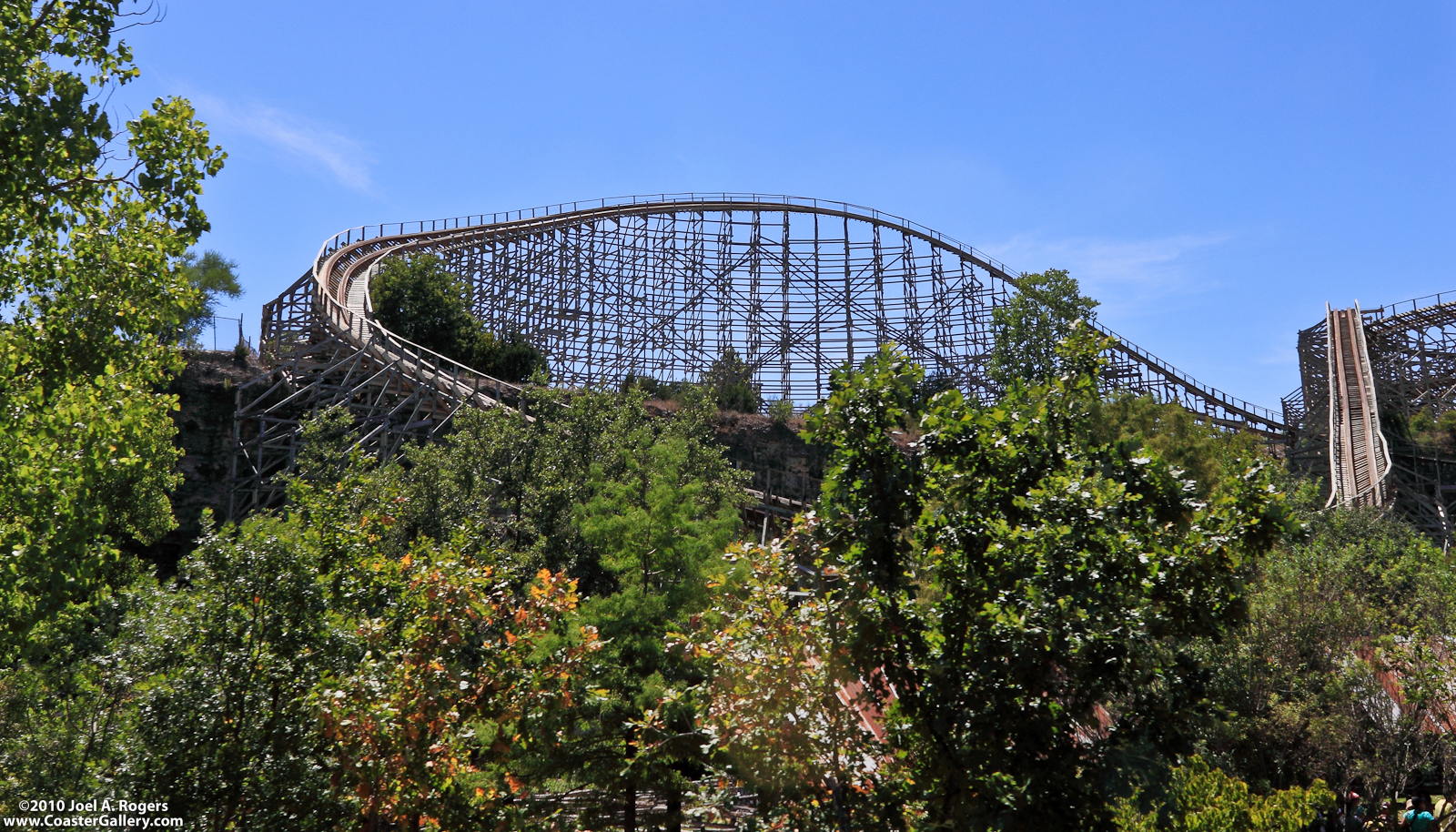 Theme park ride built by the Roller Coaster Corporation of America