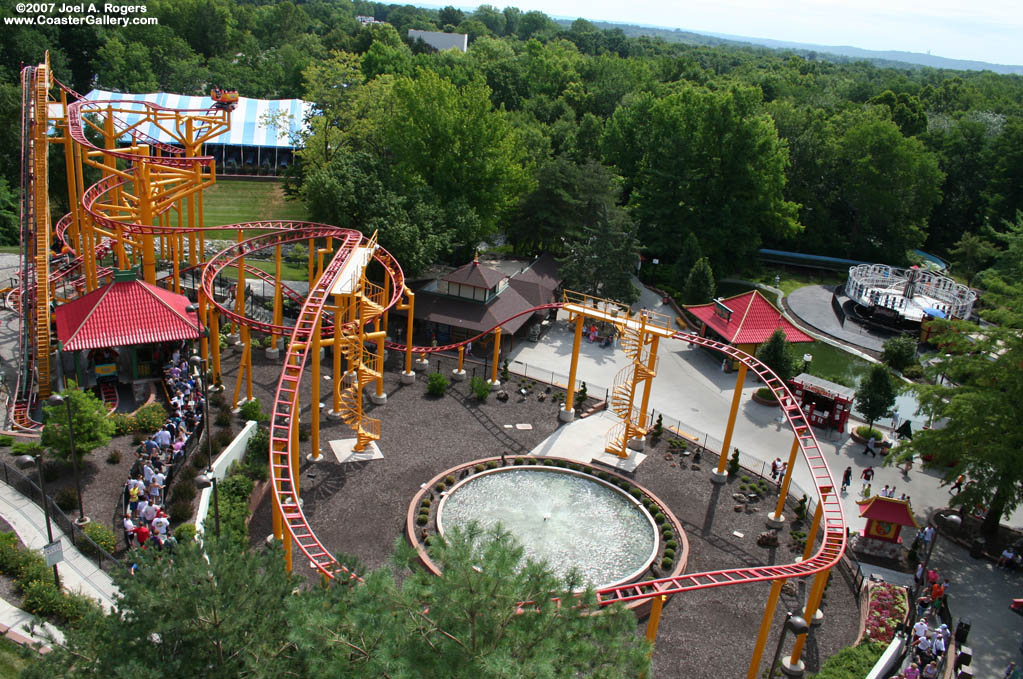 Aerial shot of Spinning Dragons