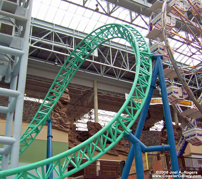 Roller coaster near the MSP Airport