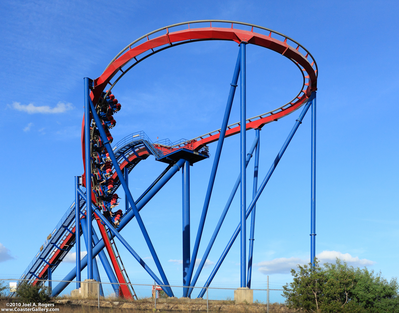 Floorless roller coaster