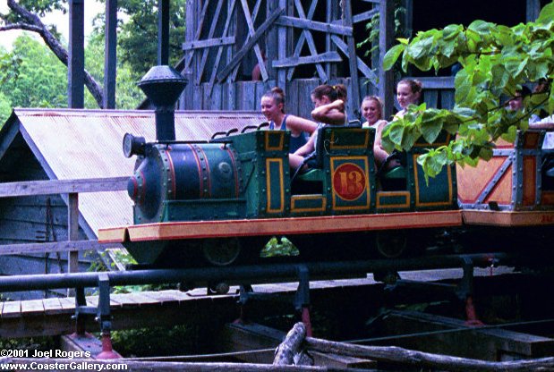 Arrow Dynamics mine train in Branson, MO