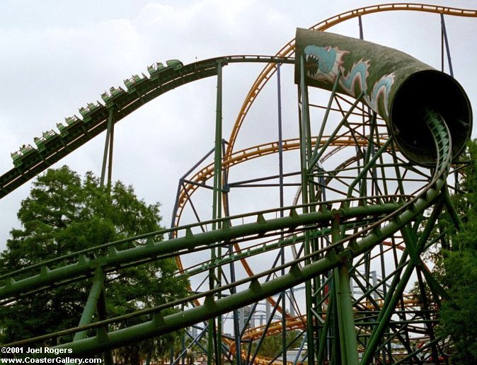 AstroWorld's Viper roller coaster