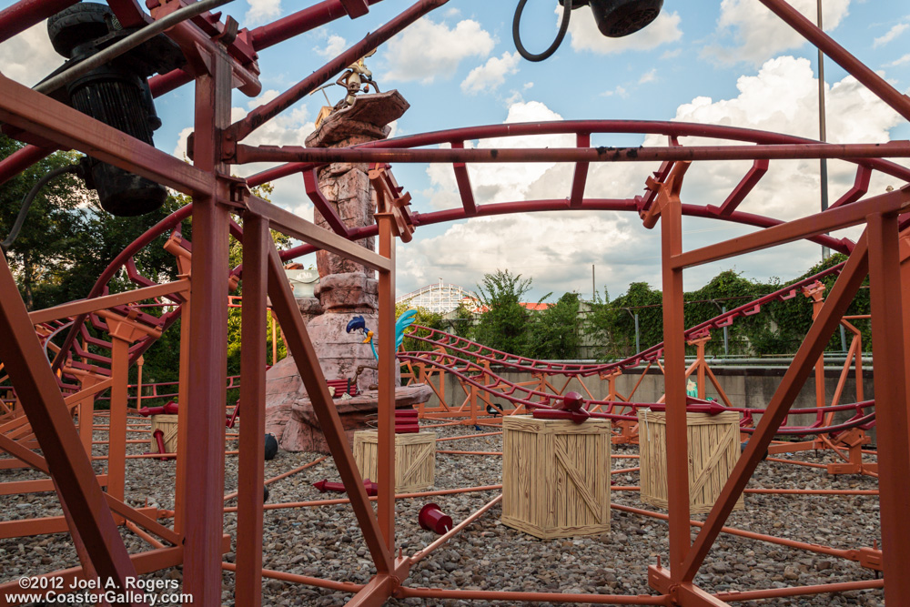 Chance Ride operating at Six Flags Over Texas