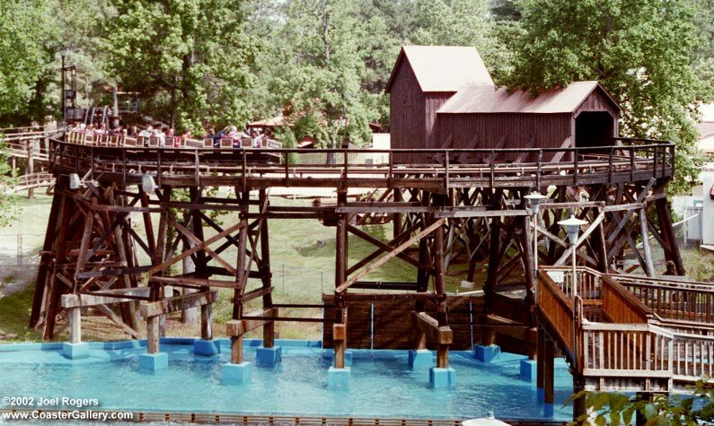 Dahlonega Mine Train at Six Flags Over Georgia