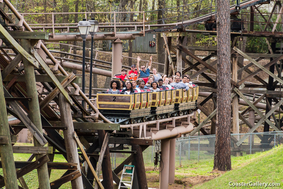 Dahlonega Mine Train at Six Flags Over Georgia