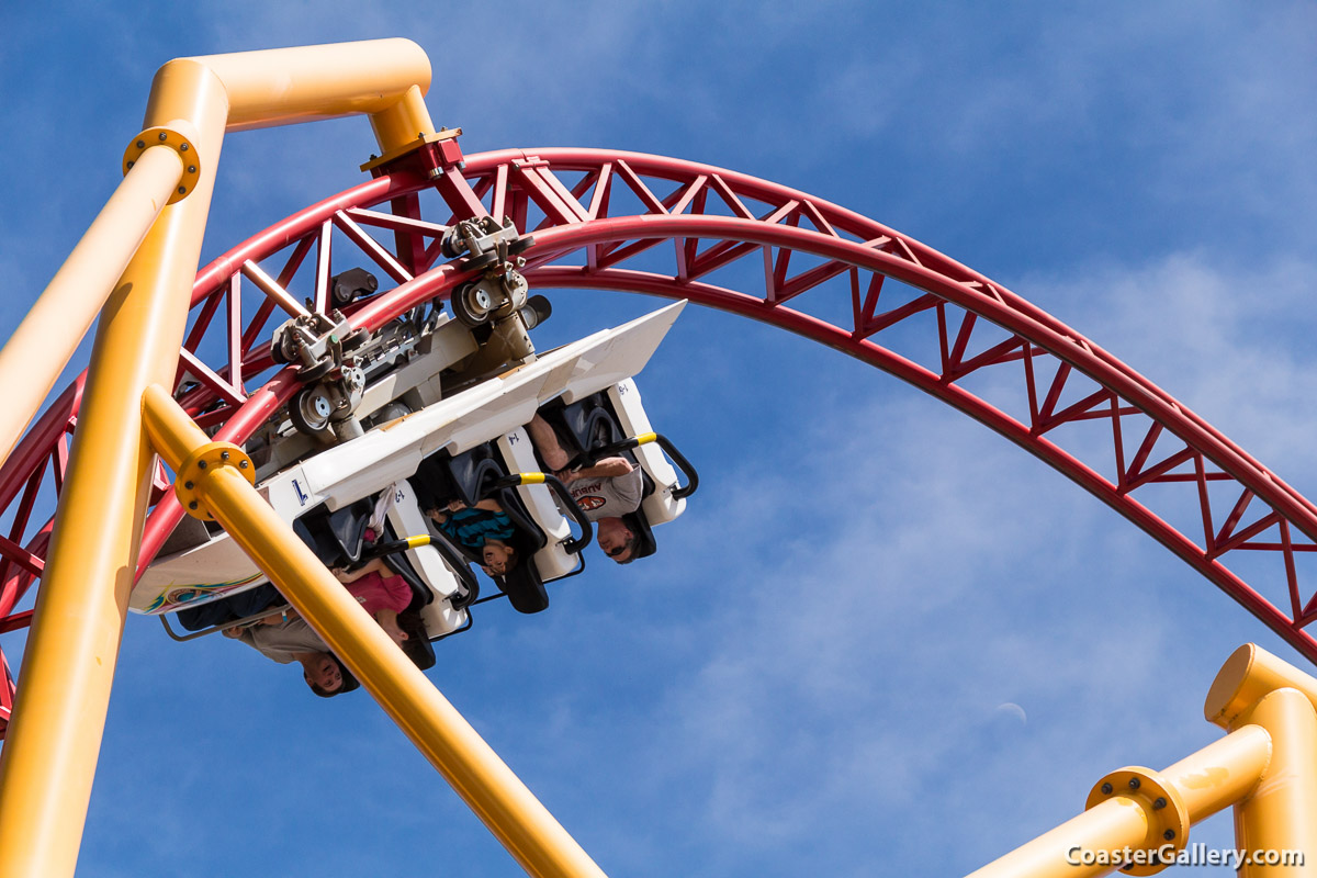 Restraint systems on a roller coaster