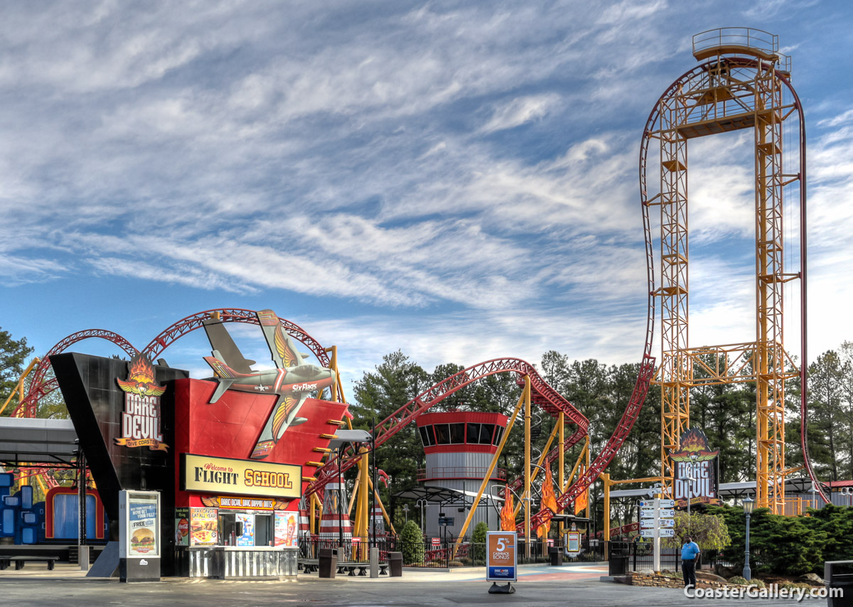 Dare Devil Dive at Six Flags Over Georgia