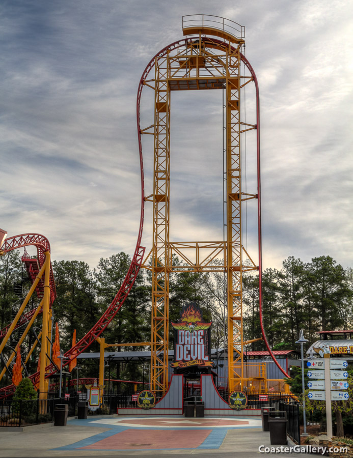 Dare Devil Dive at Six Flags Over Georgia