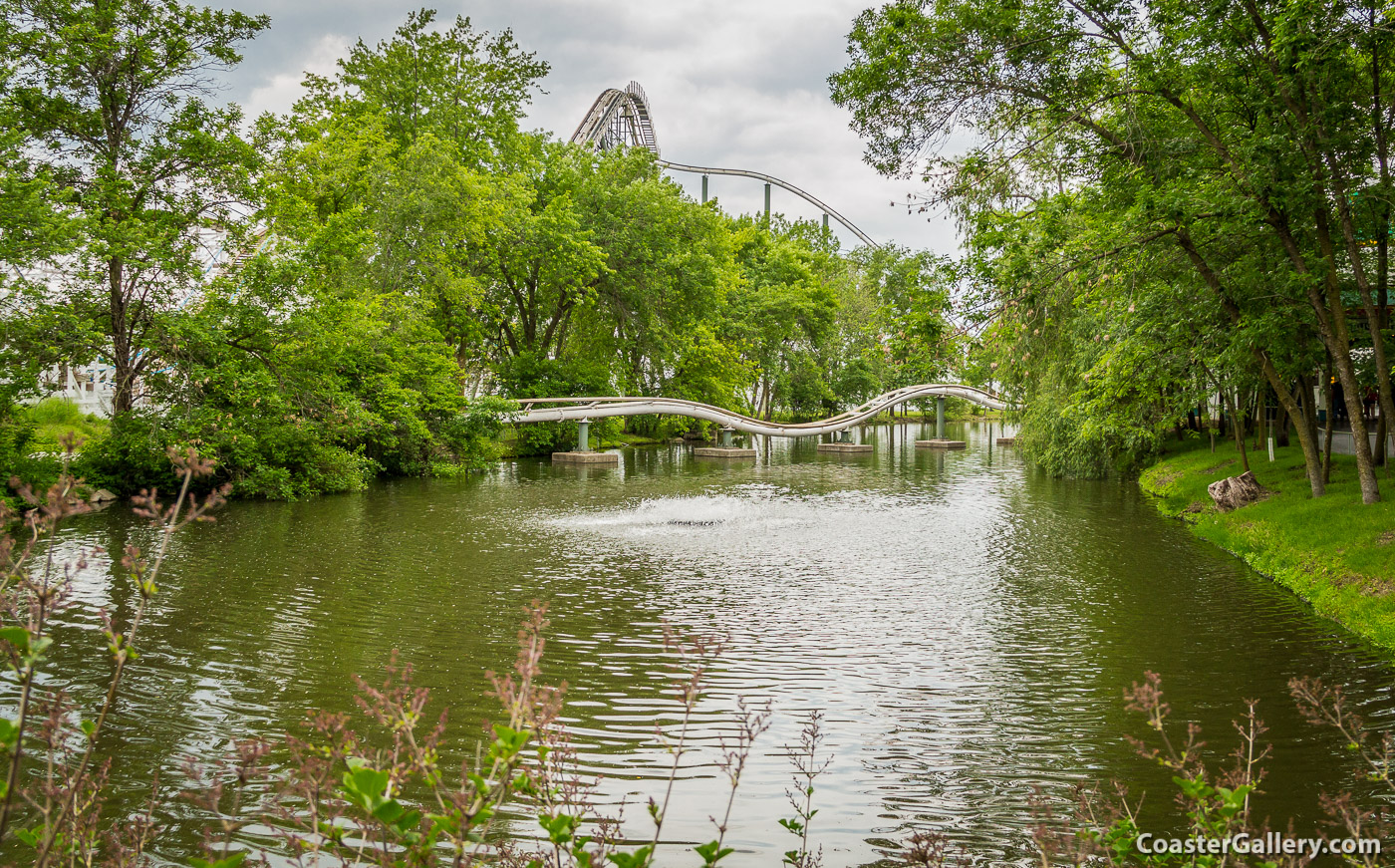 Adventureland's Dragon roller coaster