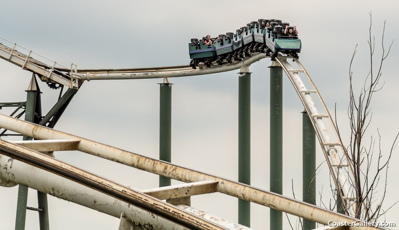 Dragon train at Iowa's Adventureland