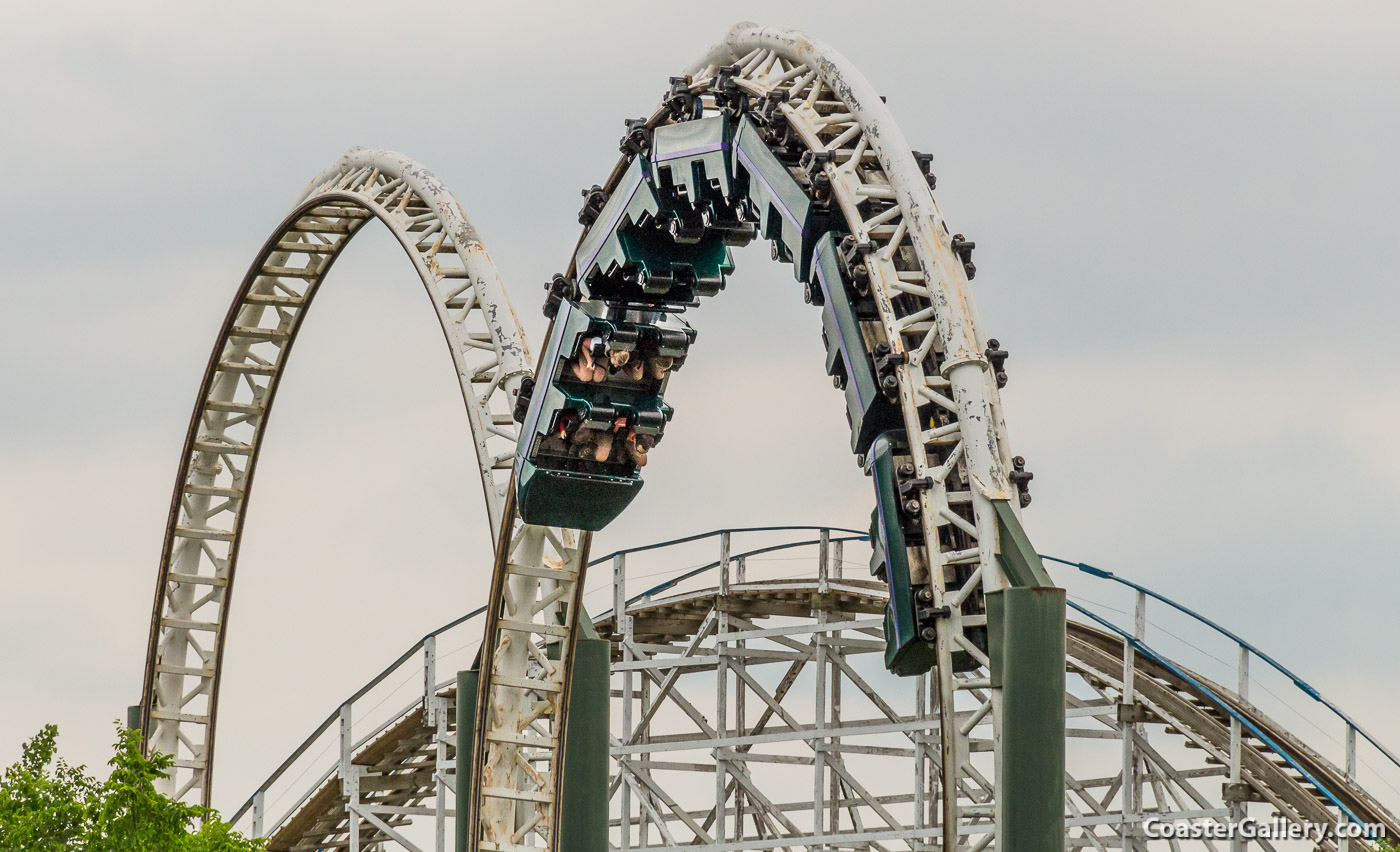 Dragon - loops on a roller coaster