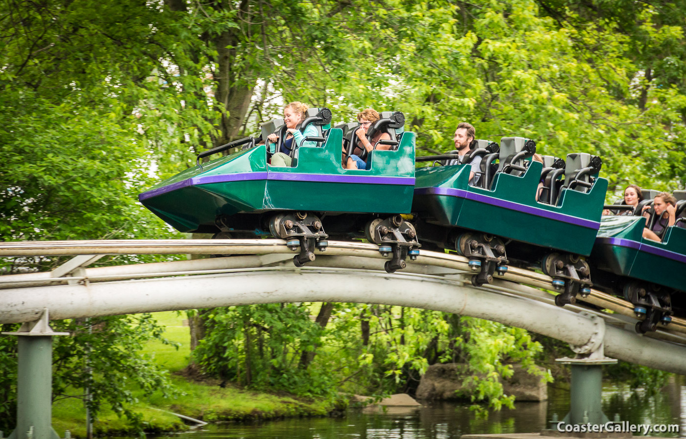 Dragon coaster - wheels and restraints