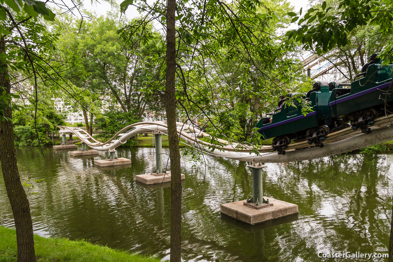 Adventureland's Dragon roller coaster