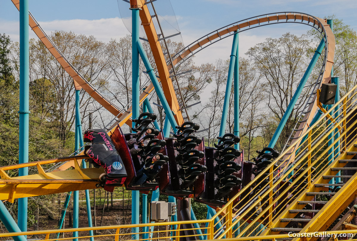 The history of stand-up roller coasters