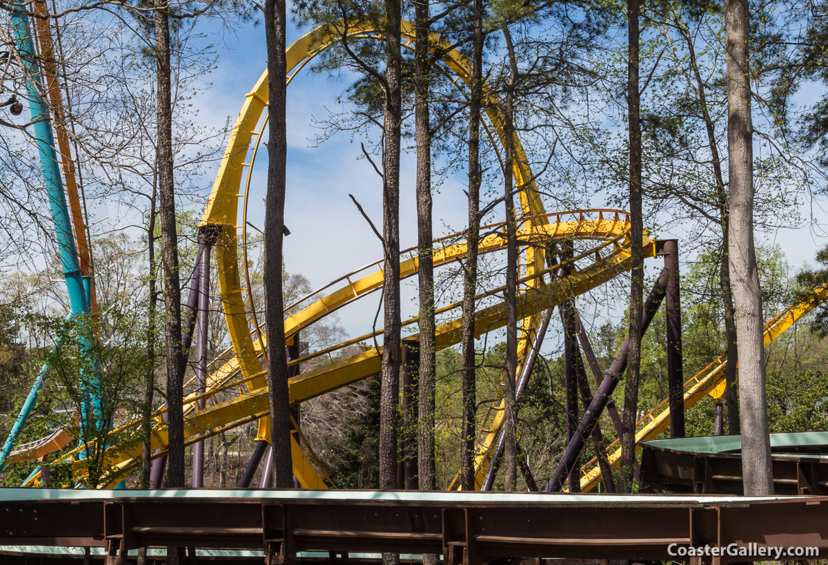 Log Jamboree log flume at Six Flags