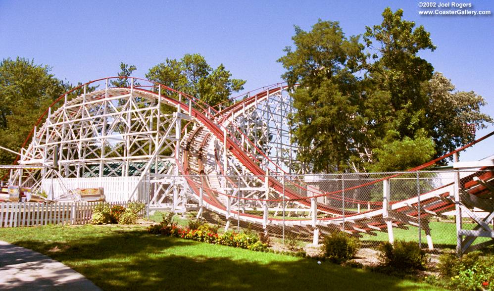 Legend wooden roller coaster