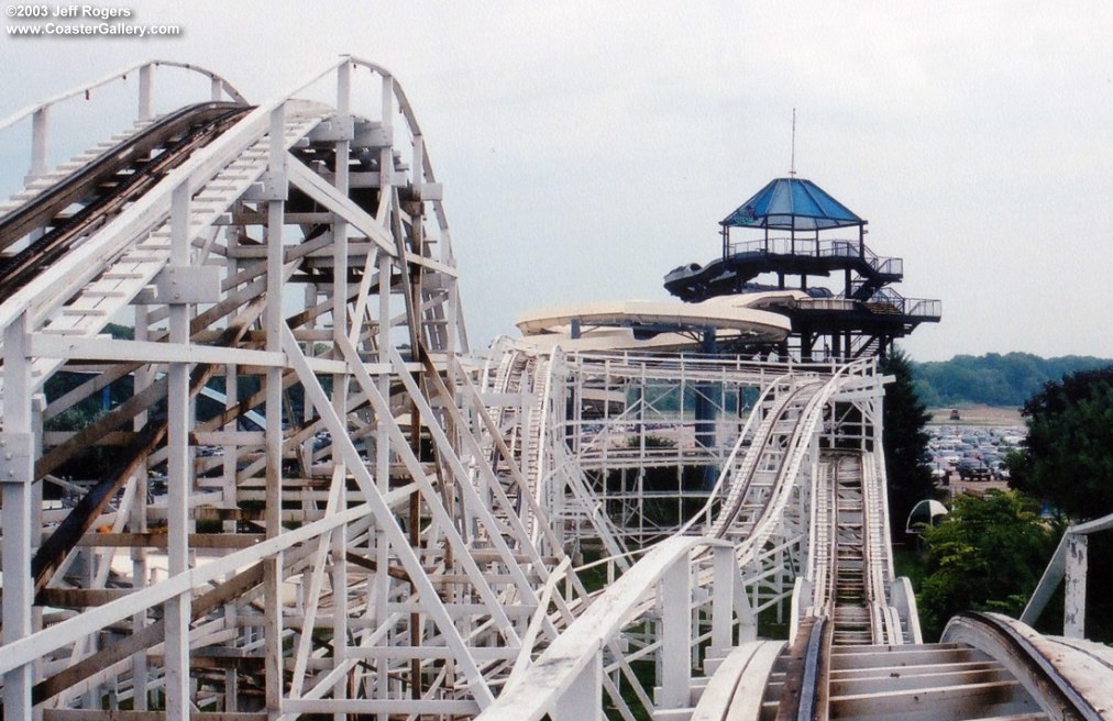 Sea Dragon roller coaster at Wyandot Lake