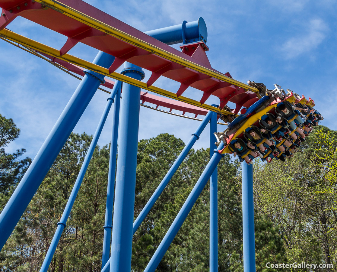 Flying coasters by Bolliger and Mabillard