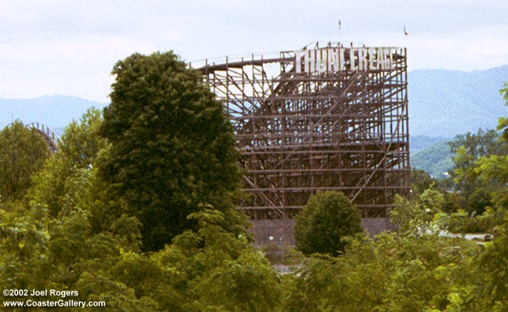 Thunder Eagle NASCAR roller coaster.  Was going to be named after Dale Earnhardt.