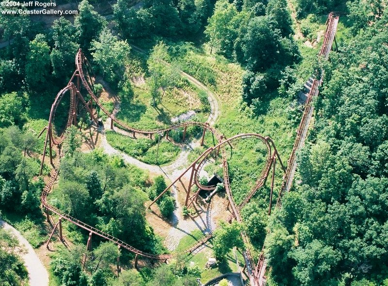 Aerial view of Tennessee Tornado