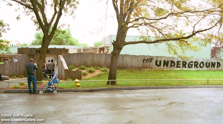 Underground roller coaster in Iowa