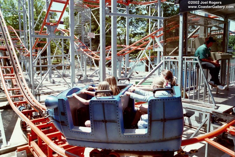 Wild Lightnin' roller coaster at Lake Winnepesauka