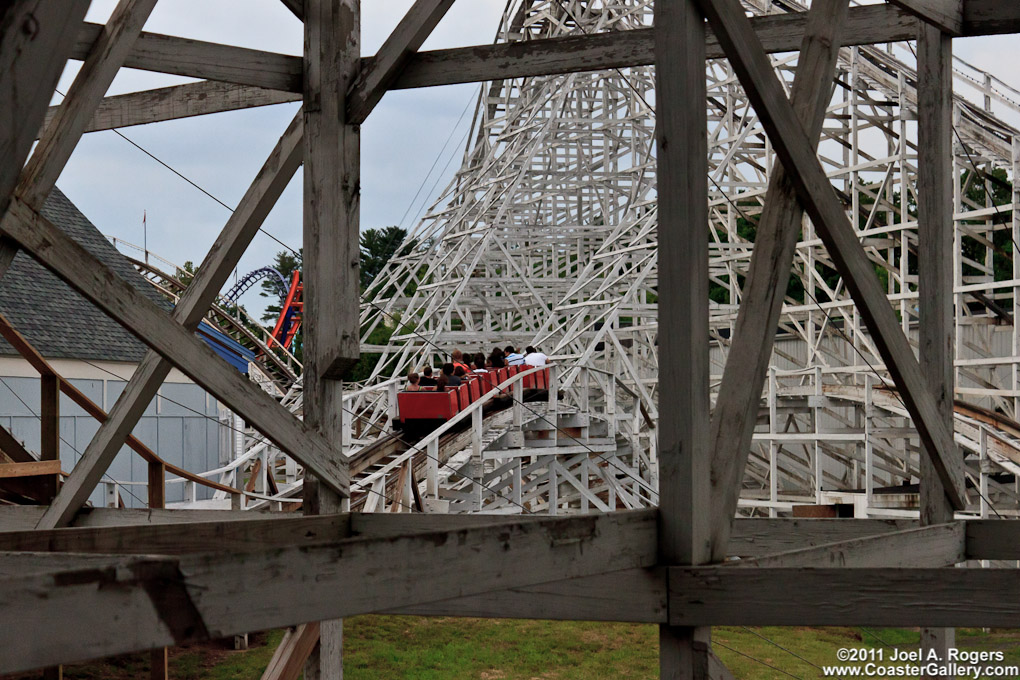 Magnetic brakes on a coaster