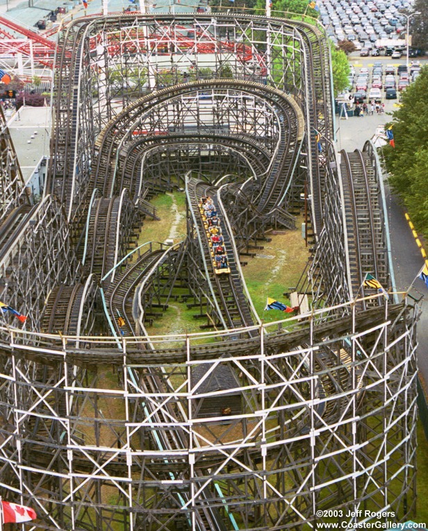"Coaster" roller coaster in Vancouver