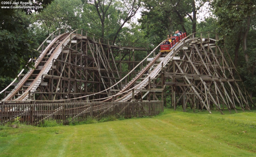 Cyclone roller coaster