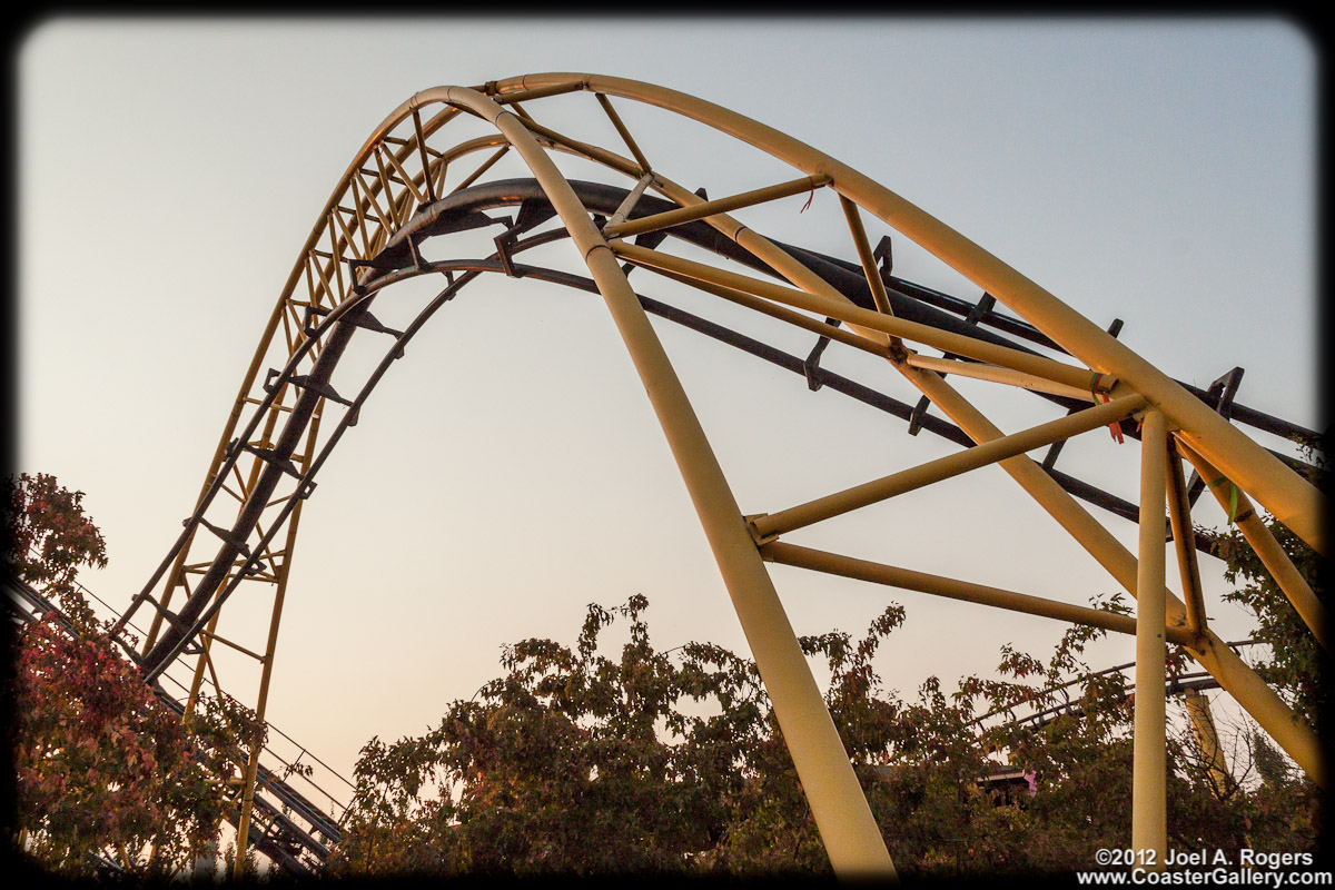 The first looping roller coaster