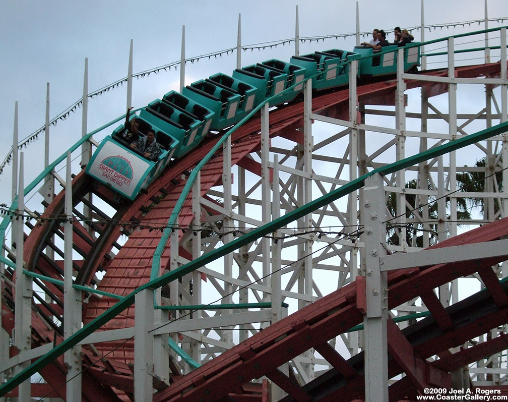 Bellmont Park's Giant Dipper roller coaster