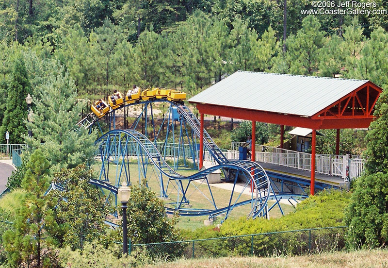 Marvel Mania roller coaster in Alabama Adventure