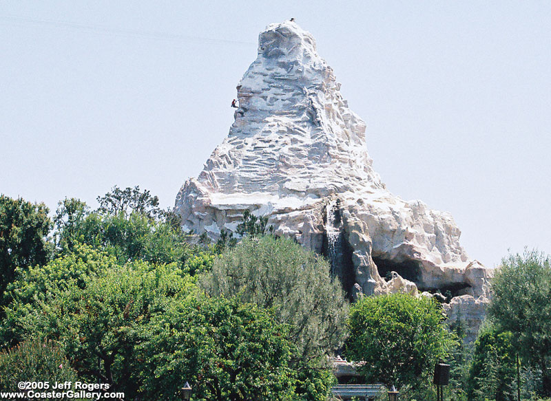 Mountain climbers traversing the Matterhorn