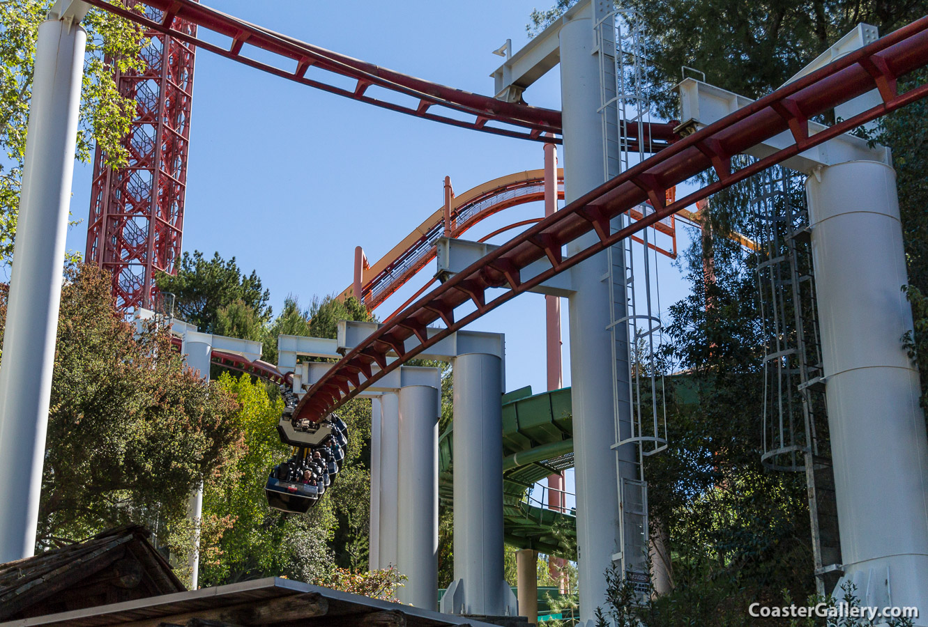 Suspended roller coasters built by Arrow Dynamics