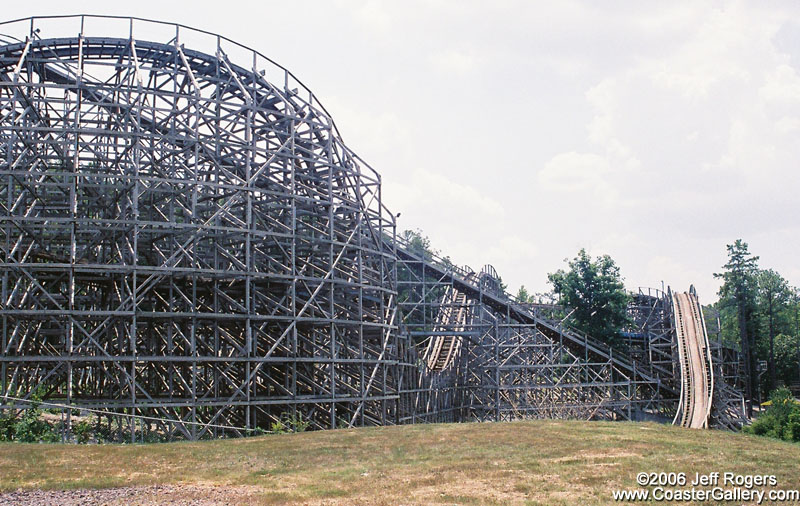 Wood coaster built by Custom Coasters International