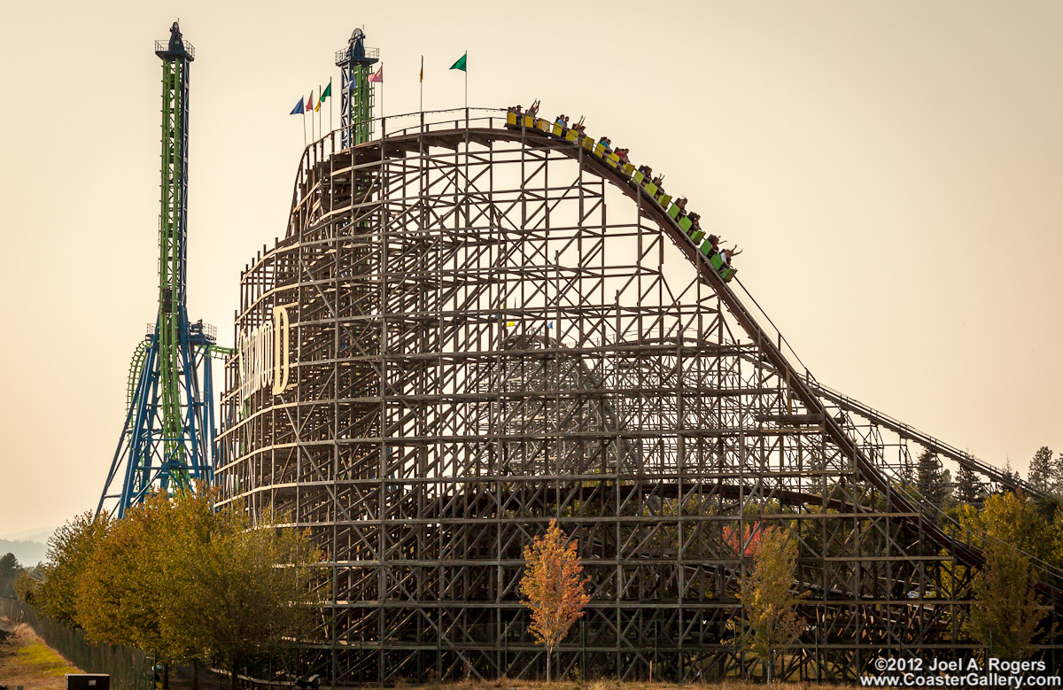 Timber Terror roller coaster