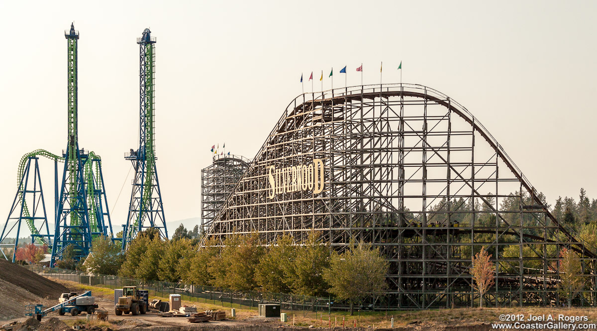 Huge Silverwood Sign