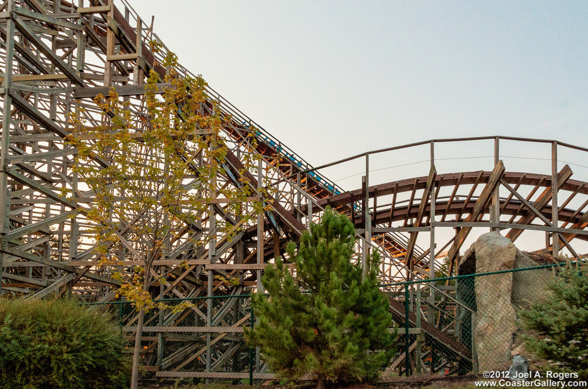 Tremors underground roller coaster