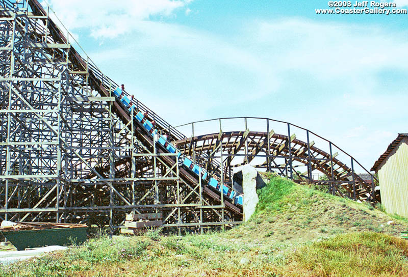 Tremors underground roller coaster