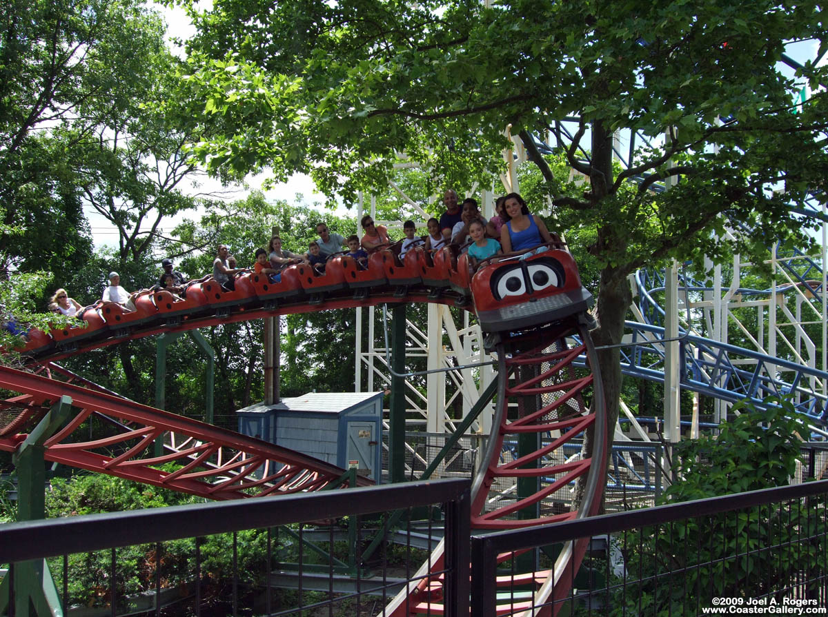 Ladybug coaster on Long Island